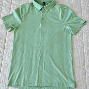 Lululemon Evolution Polo, creamy mint, Small; excellent condition, no defects